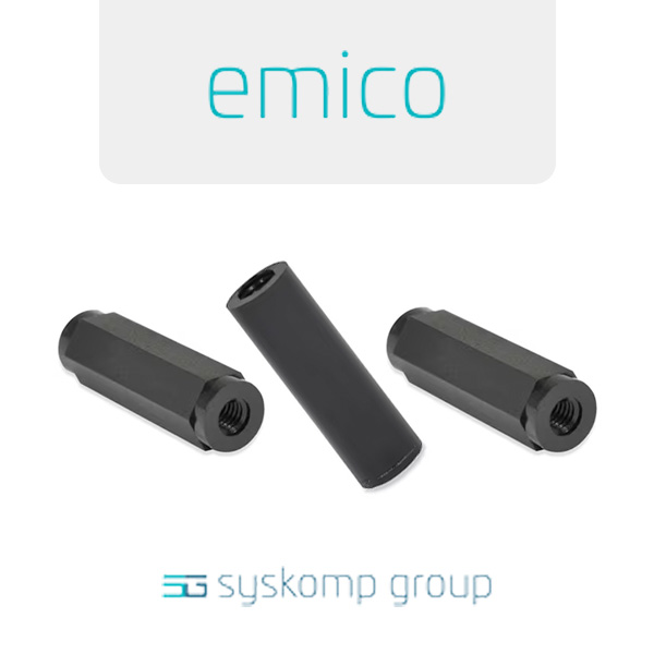 EMICO - dystanse z gwintem