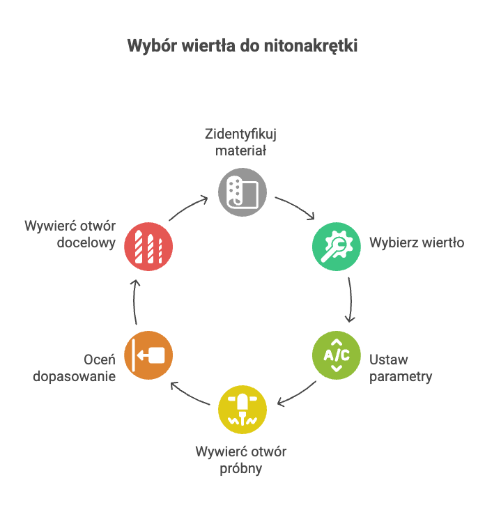 otwory pod nitonakrętki