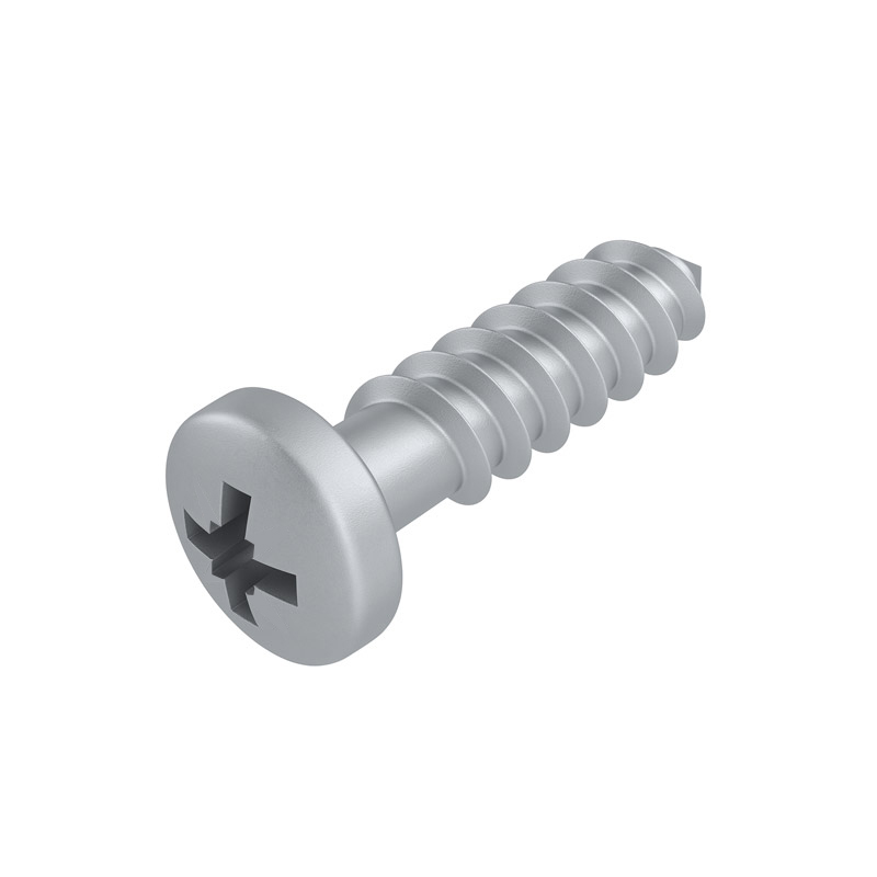 Wkręt z łbem wypukłym z gniazdem PH do tworzyw