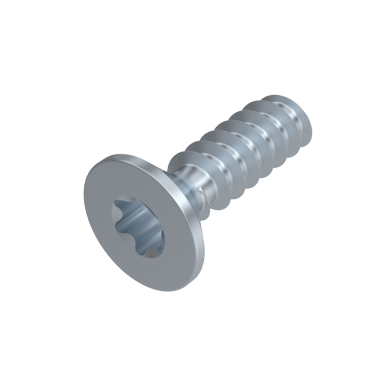 Wkręt z łbem stożkowym z gniazdem Torx do tworzyw