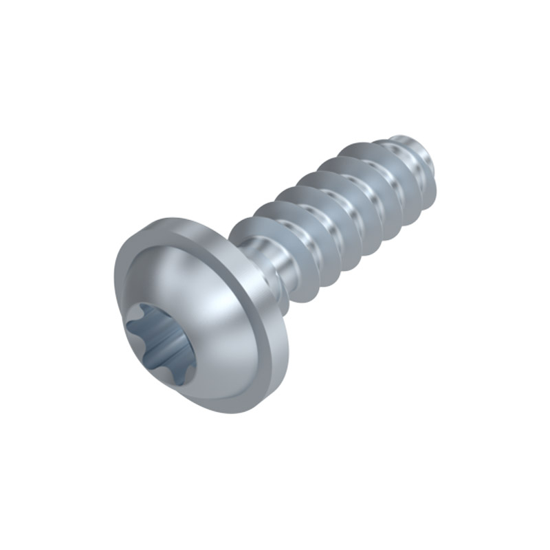 Wkręt z łbem podkładowym z gniazdem Torx do tworzyw