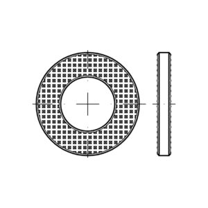 Podkładka zabezpieczająca hartowana - LOCKTIX / RIPP LOCK - HS88119