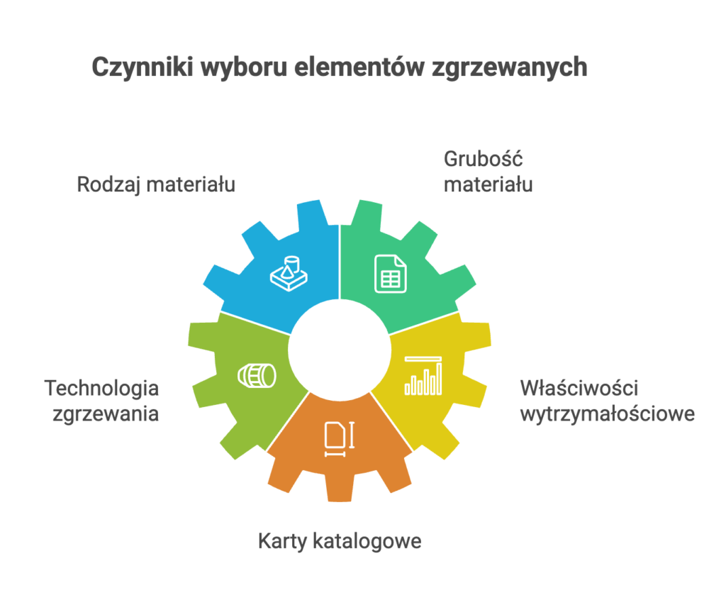 Elementy do zgrzewania